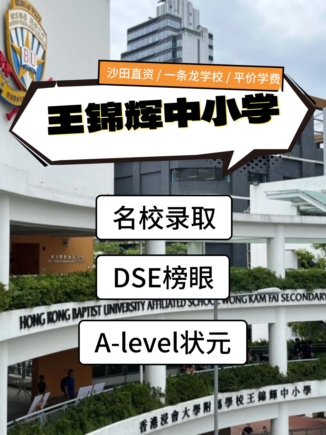 香港王锦辉中小学怎么样？是band几？